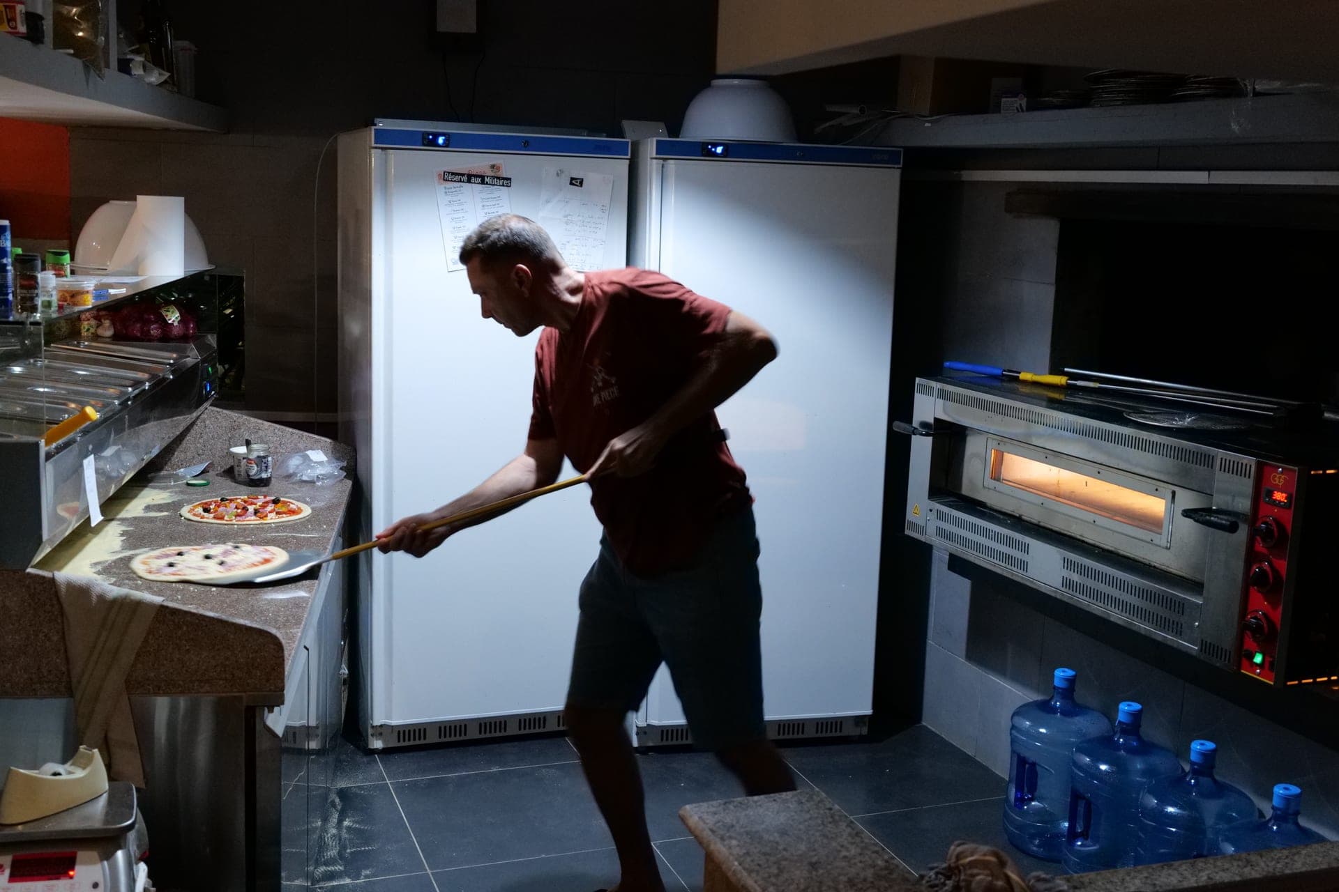 Préparation pizza Matilona